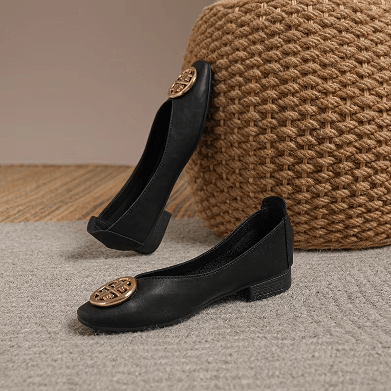 Orchard Leather Flats - Rosalie and Grace