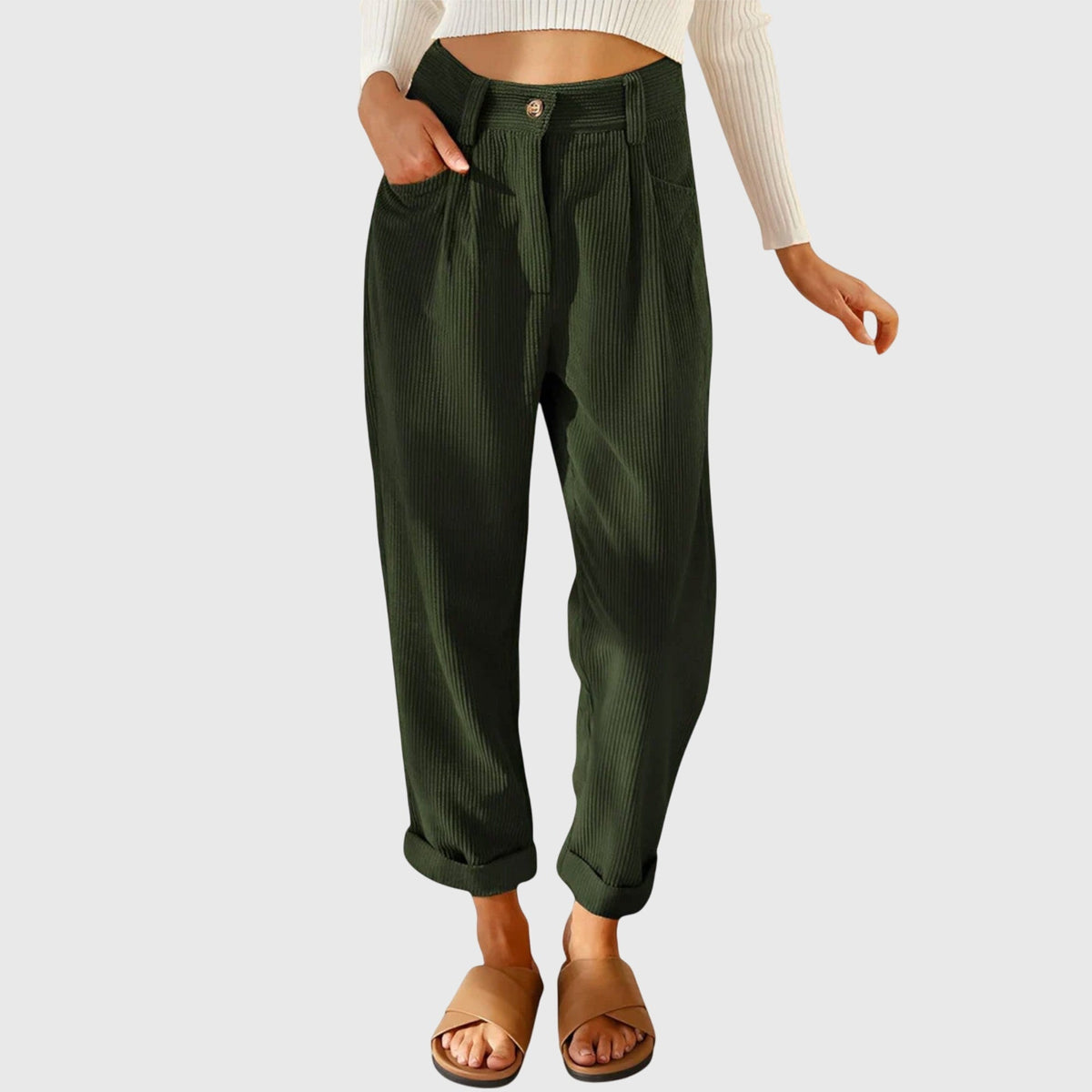 Rachael™ | Modern Cord Pants - Rosalie and Grace