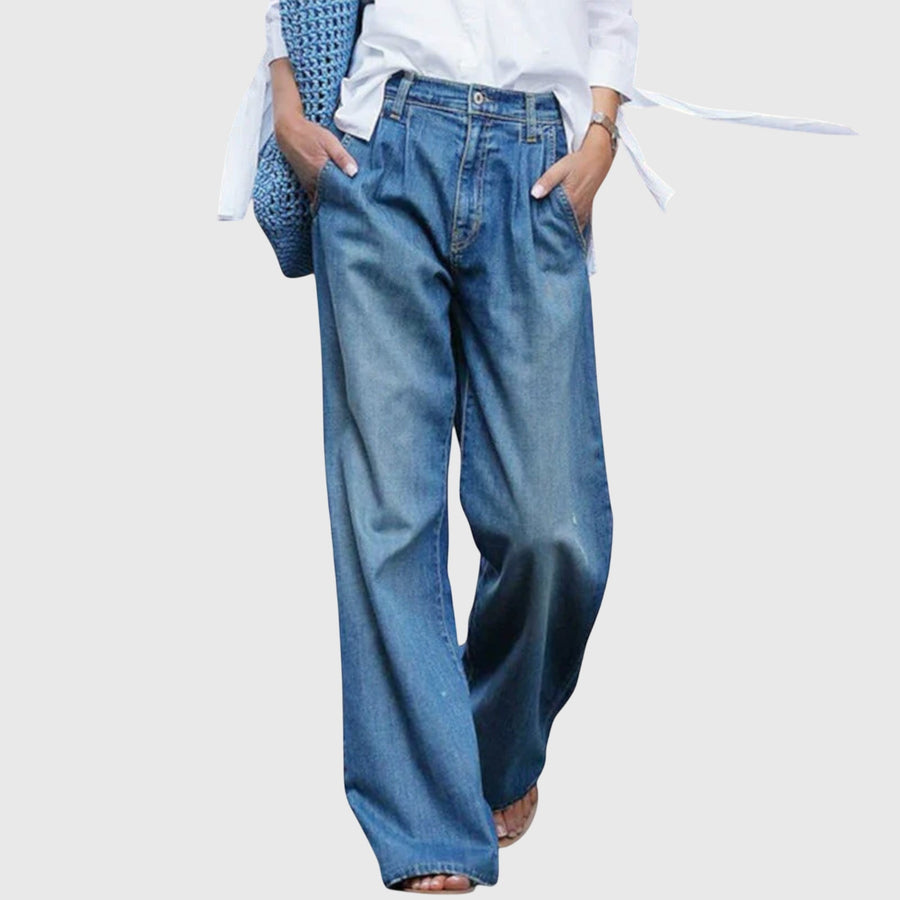 Regina™ | High-Quality Jeans with Wide Legs - Rosalie and Grace