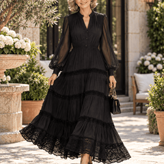 Roos™ Lace-Tiered Maxi Dress - Rosalie and Grace