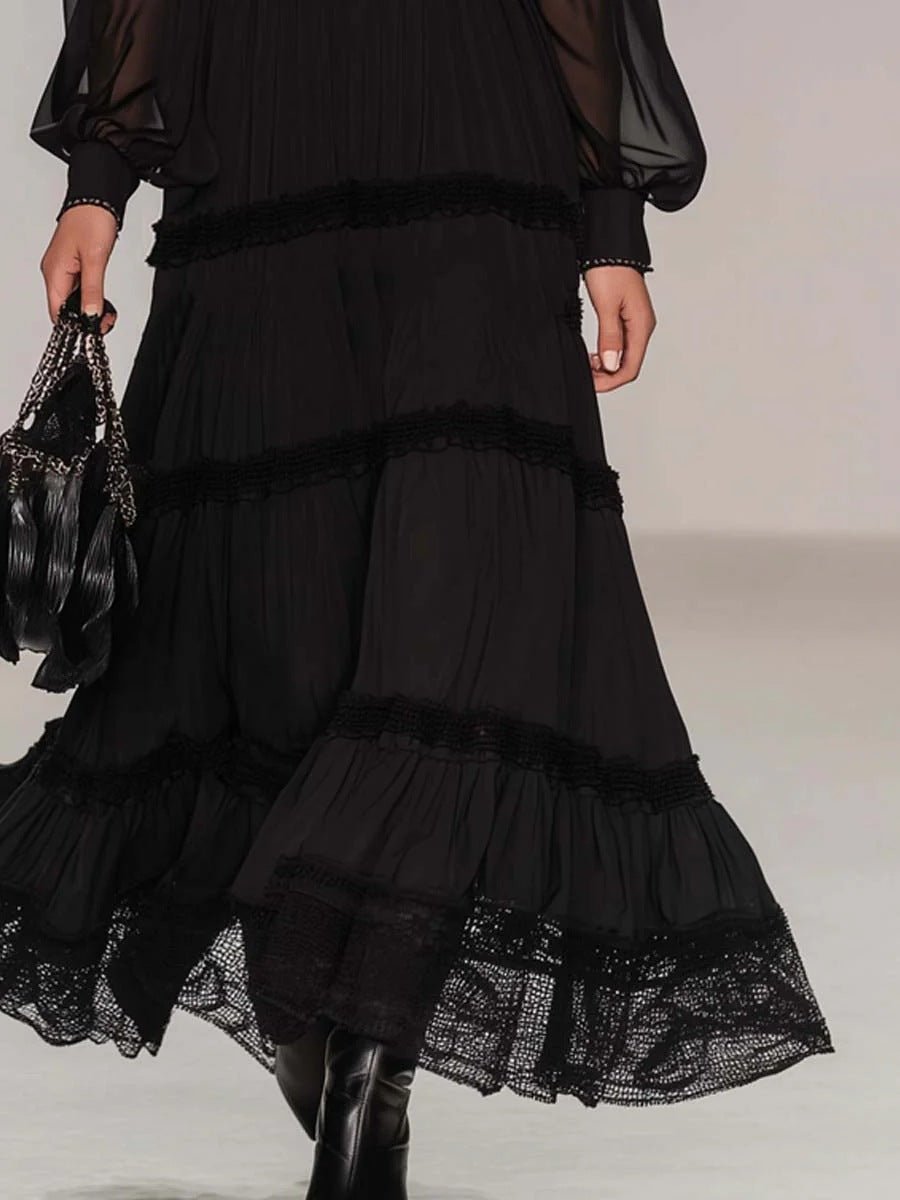 Roos™ Lace-Tiered Maxi Dress - Rosalie and Grace