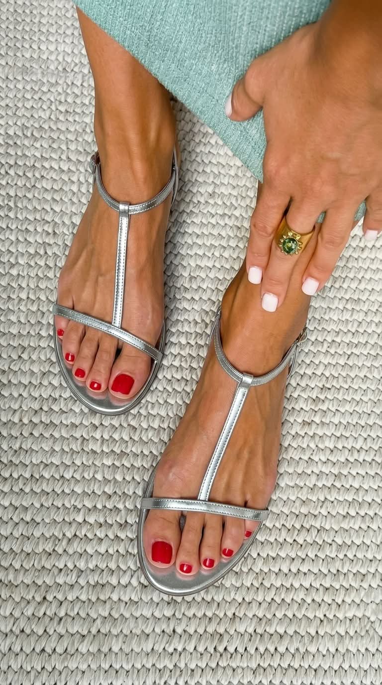 Rosalba Golden Sandals Spring - Rosalie and Grace