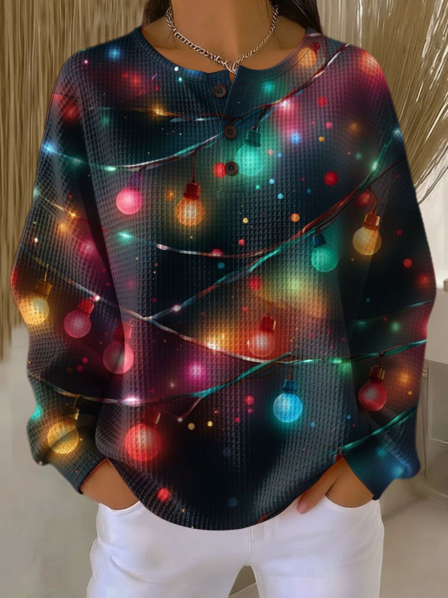 Sanna | Christmas Sweater with Lanterns and Coziness - Rosalie and Grace