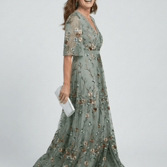 Selora™ | Halter Bloom Flow Maxi Dress - Rosalie and Grace