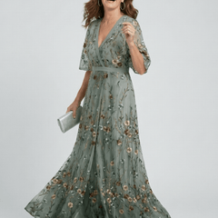 Selora™ | Halter Bloom Flow Maxi Dress - Rosalie and Grace