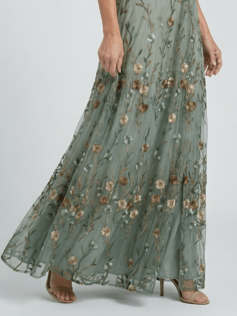 Selora™ | Halter Bloom Flow Maxi Dress - Rosalie and Grace