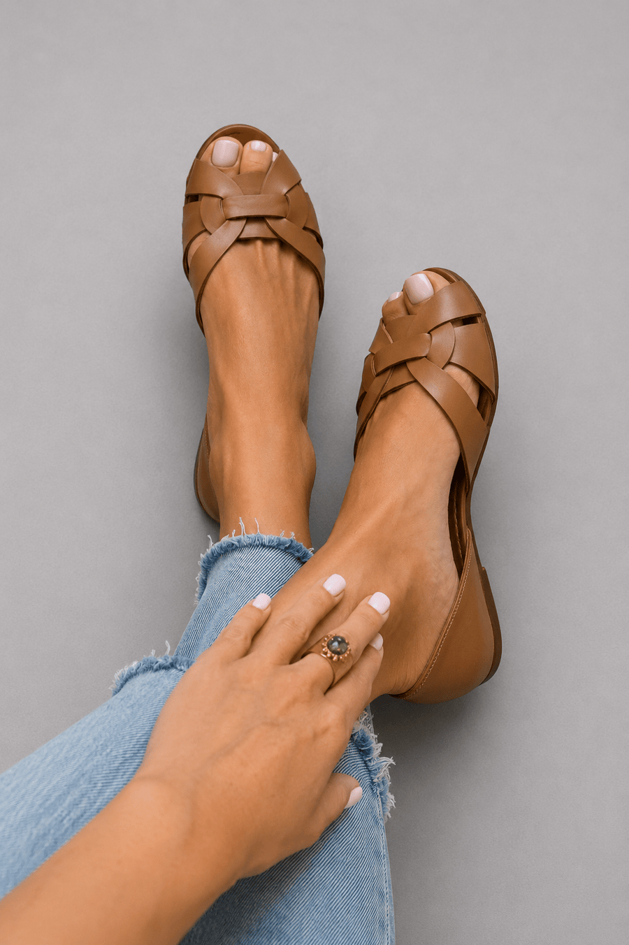 Serafina Woven Nature Sandals - Rosalie and Grace