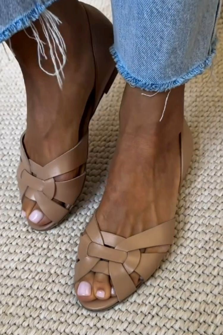 Serafina Woven Nature Sandals - Rosalie and Grace