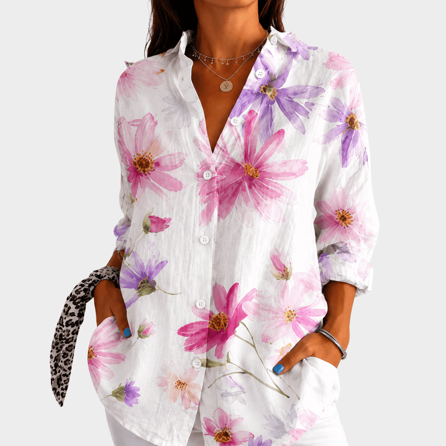 Soft Blossom Harmony Blouse - Rosalie and Grace