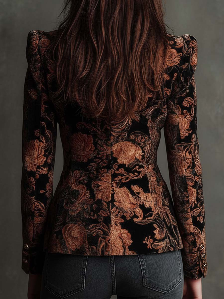 Sophie™ Elegant Floral Tailored Blazer - Rosalie and Grace