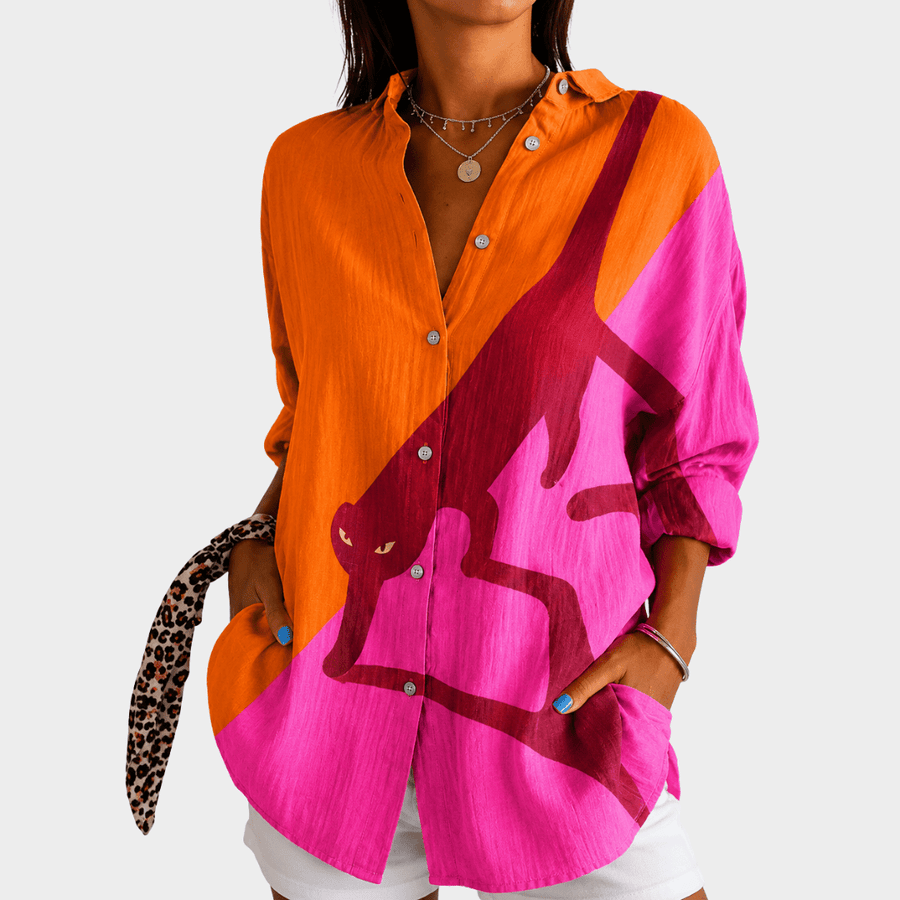 Sunset Safari Statement Blouse - Rosalie and Grace