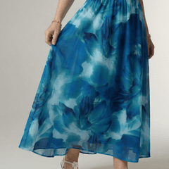 Sylin™ | Gathered Halter Midi Dress - Rosalie and Grace