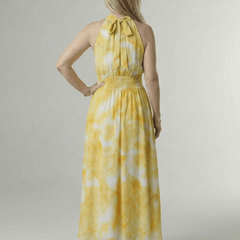 Sylin™ | Gathered Halter Midi Dress - Rosalie and Grace