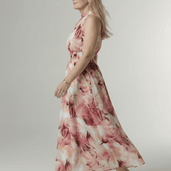 Sylin™ | Gathered Halter Midi Dress - Rosalie and Grace