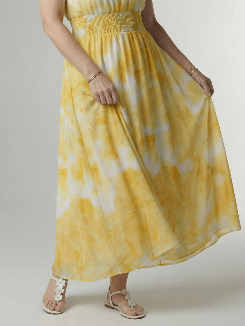 Sylin™ | Gathered Halter Midi Dress - Rosalie and Grace