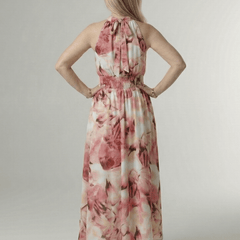 Sylin™ | Gathered Halter Midi Dress - Rosalie and Grace
