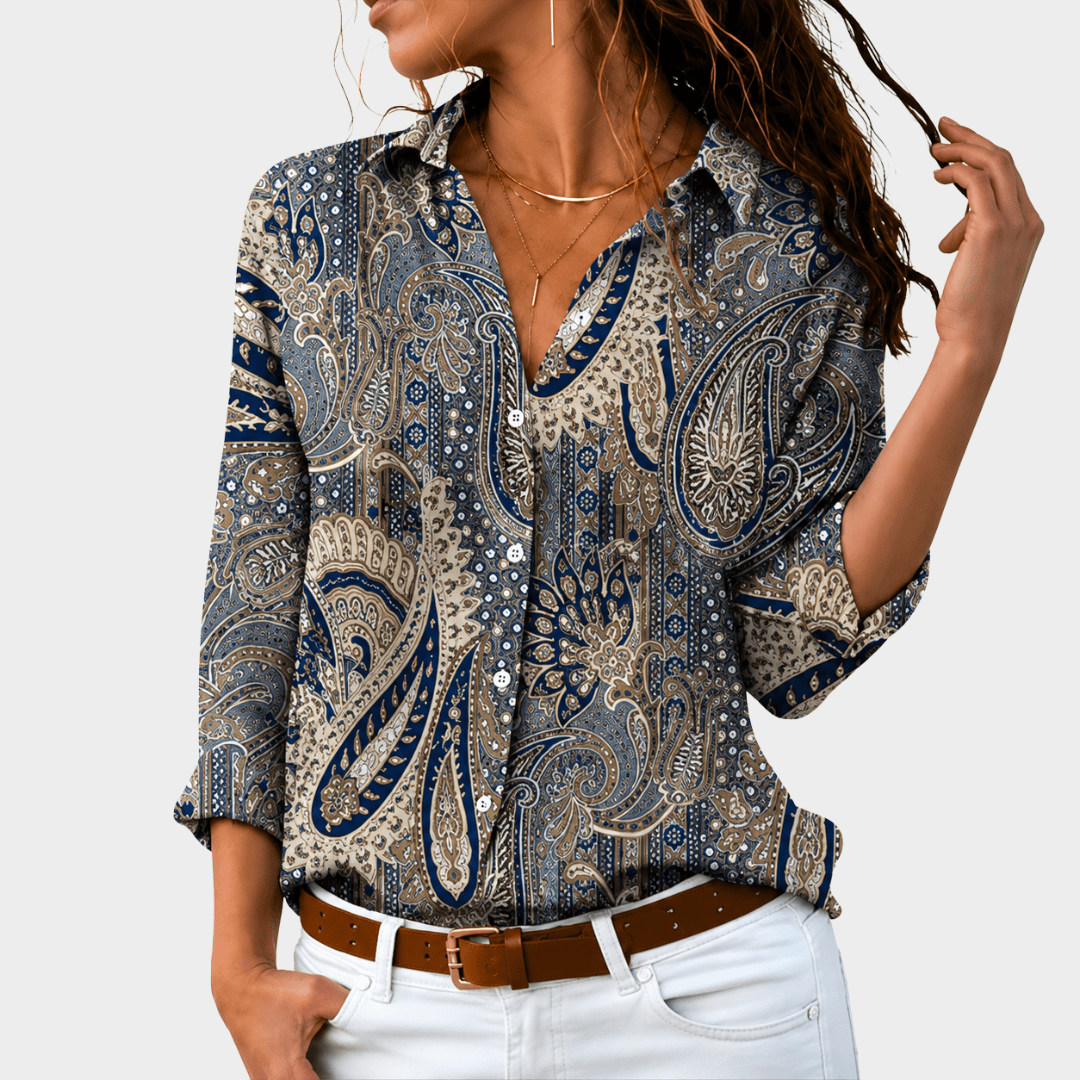 Timeless Paisley Charm Blouse - Rosalie and Grace