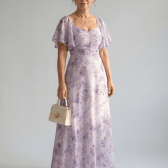 Vaelis™ | Flutter Sleeve Midi Dress - Rosalie and Grace