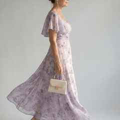 Vaelis™ | Flutter Sleeve Midi Dress - Rosalie and Grace