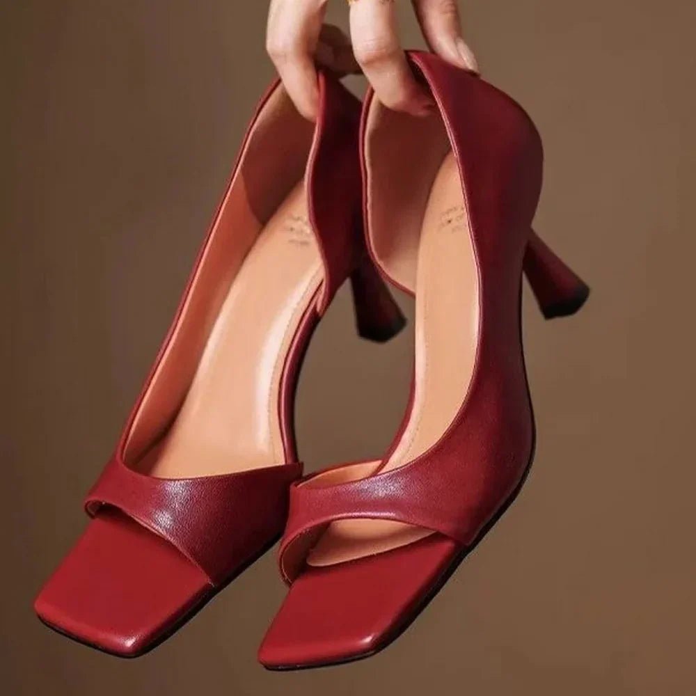 Valenti Leather Heels - Rosalie and Grace