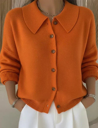 Vespera™ | Button Collar Cardigan - Rosalie and Grace