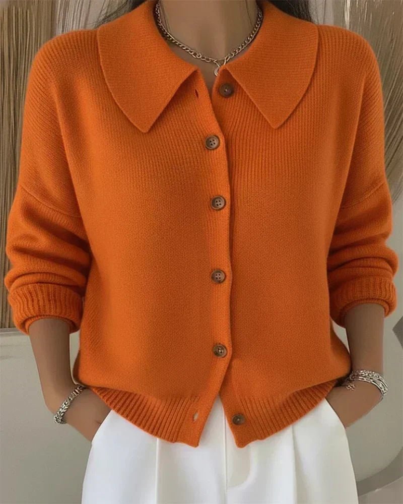 Vespera™ | Button Collar Cardigan - Rosalie and Grace
