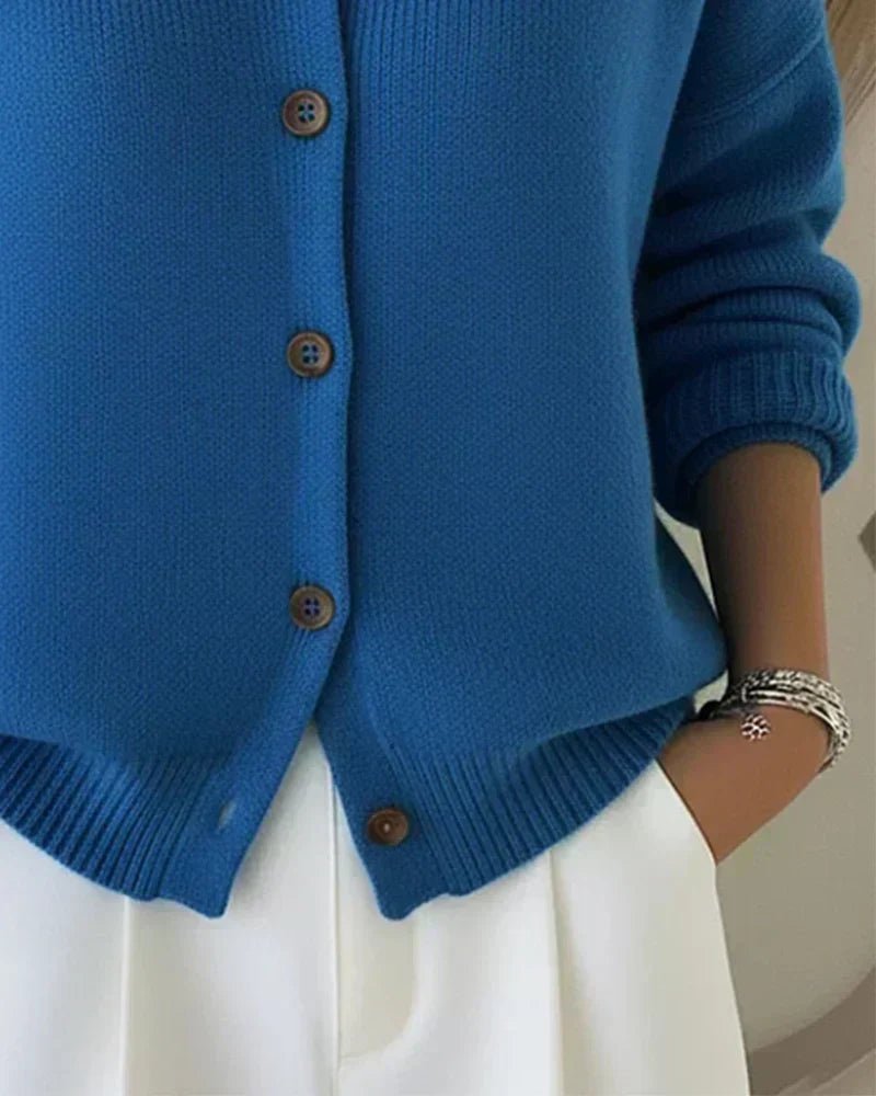 Vespera™ | Button Collar Cardigan - Rosalie and Grace