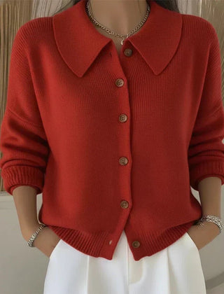 Vespera™ | Button Collar Cardigan - Rosalie and Grace