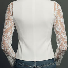 Victoria™ Elegant Lace Blouse - Rosalie and Grace
