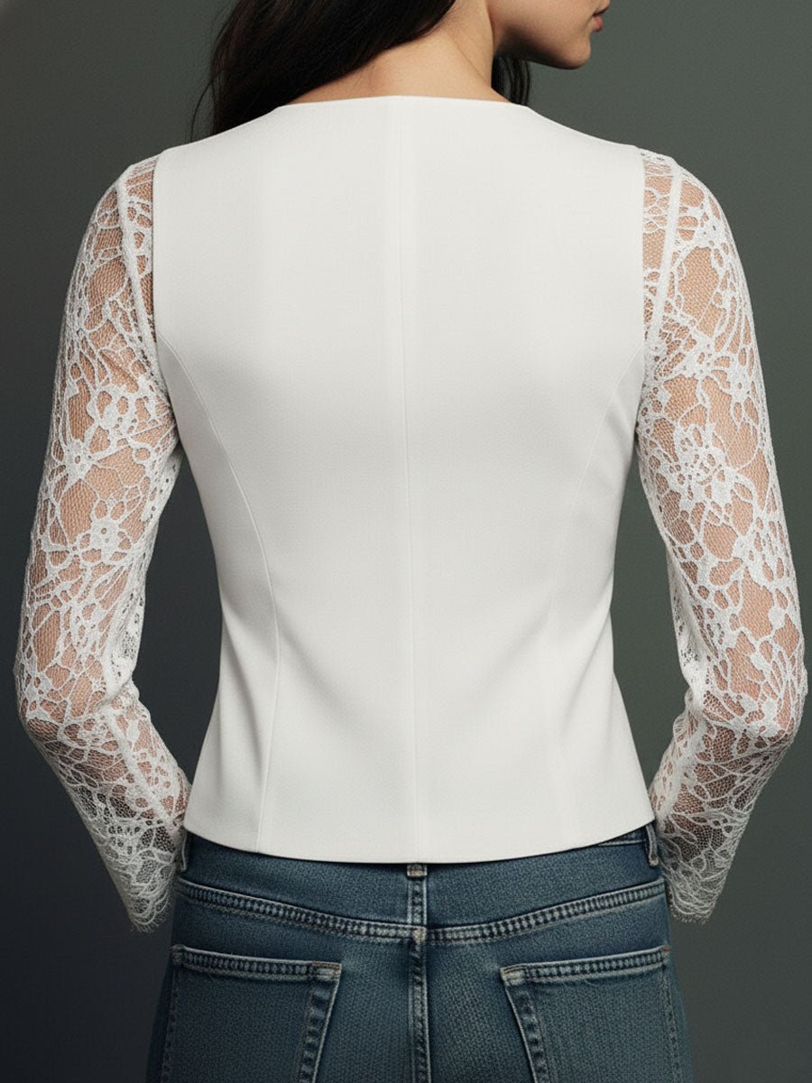 Victoria™ Elegant Lace Blouse - Rosalie and Grace