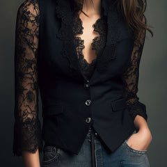 Victoria™ Elegant Lace Blouse - Rosalie and Grace