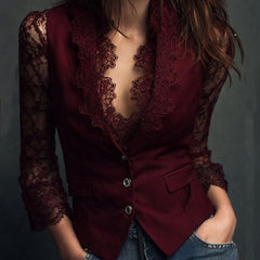 Victoria™ Elegant Lace Blouse - Rosalie and Grace