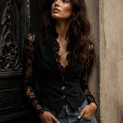Victoria™ Elegant Lace Blouse - Rosalie and Grace