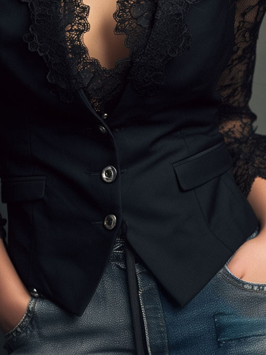 Victoria™ Elegant Lace Blouse - Rosalie and Grace