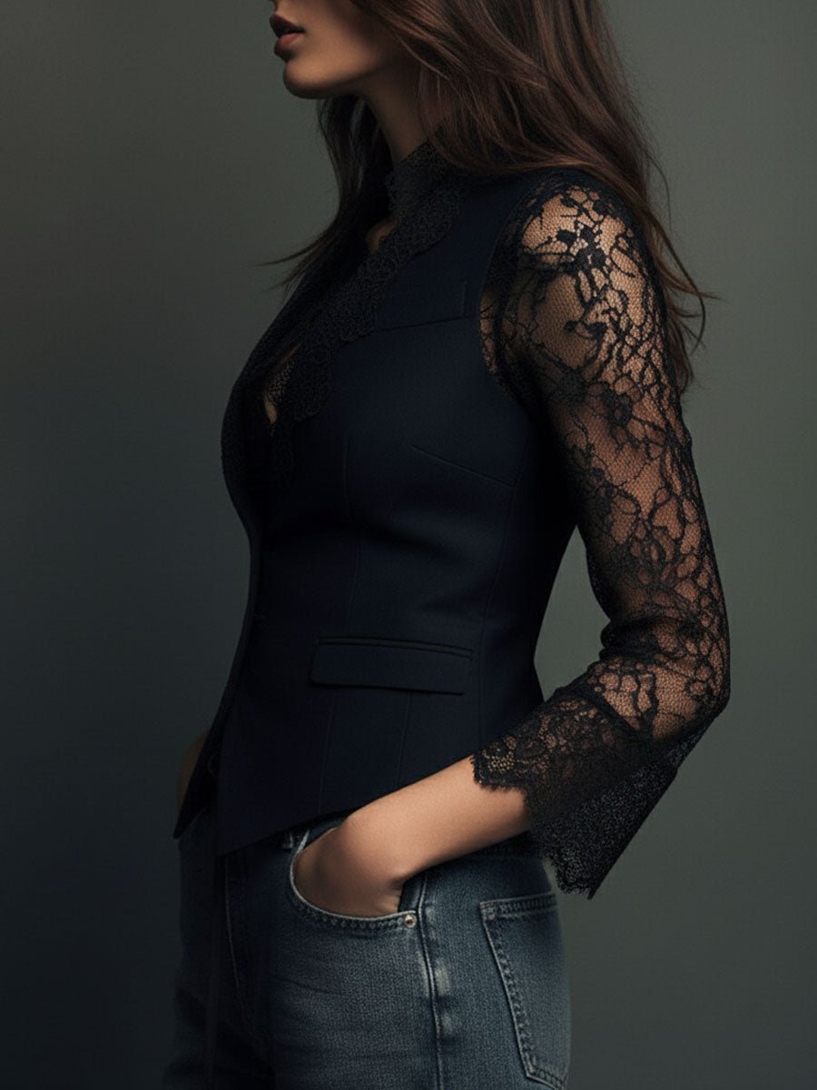 Victoria™ Elegant Lace Blouse - Rosalie and Grace