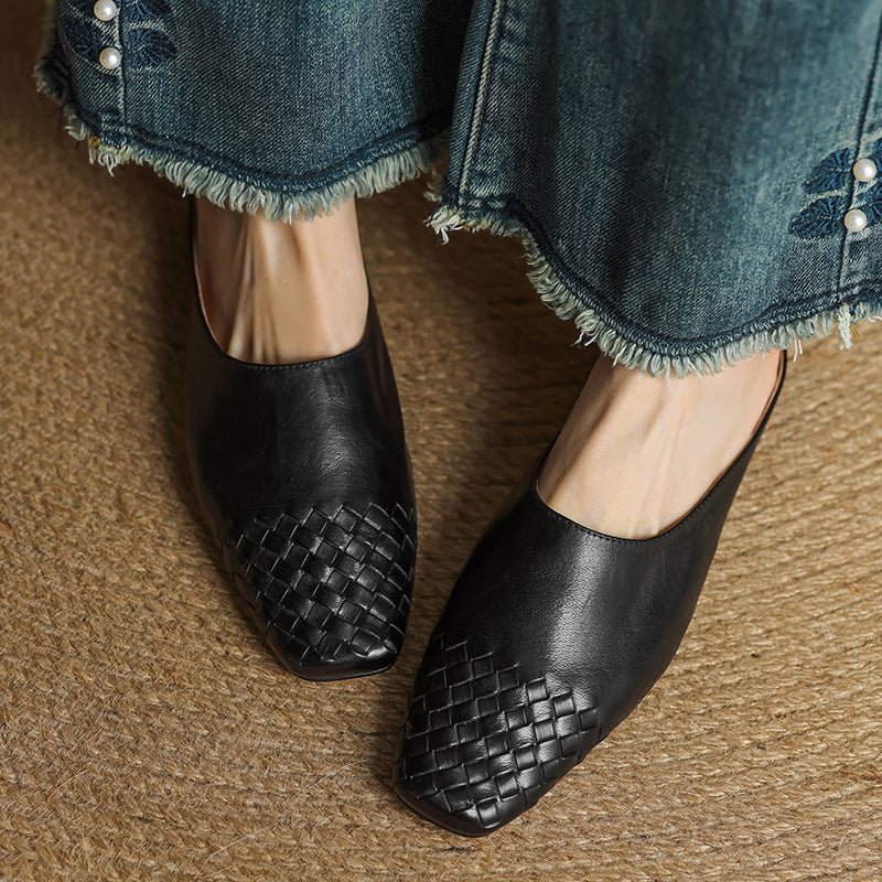 Viola Geniune Leather Mules - Rosalie and Grace