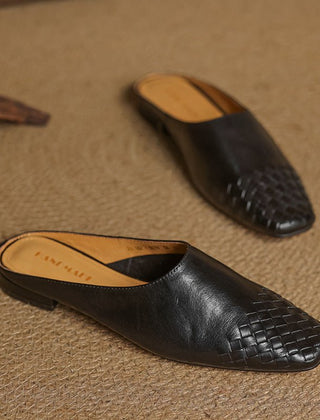 Viola Geniune Leather Mules - Rosalie and Grace