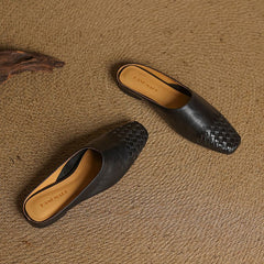 Viola Geniune Leather Mules - Rosalie and Grace