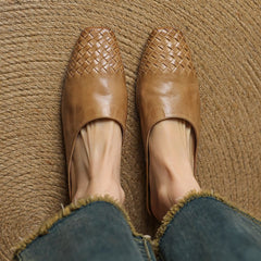Viola Geniune Leather Mules - Rosalie and Grace