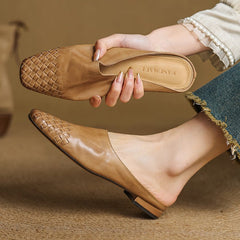 Viola Geniune Leather Mules - Rosalie and Grace