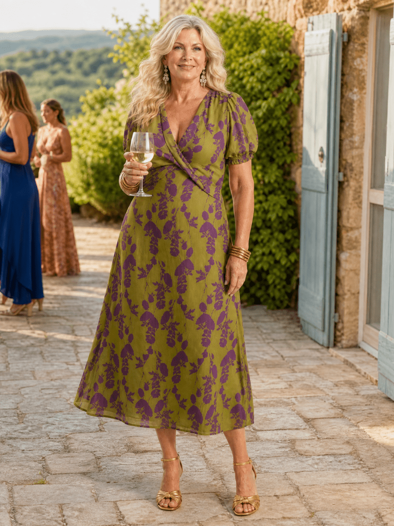 Virel™ | Relaxed Floral Midi Dress - Rosalie and Grace