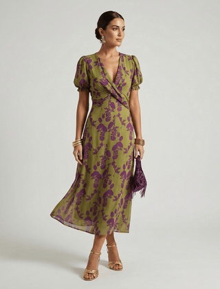 Virel™ | Relaxed Floral Midi Dress - Rosalie and Grace