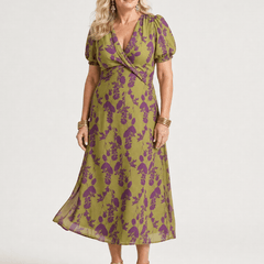 Virel™ | Relaxed Floral Midi Dress - Rosalie and Grace