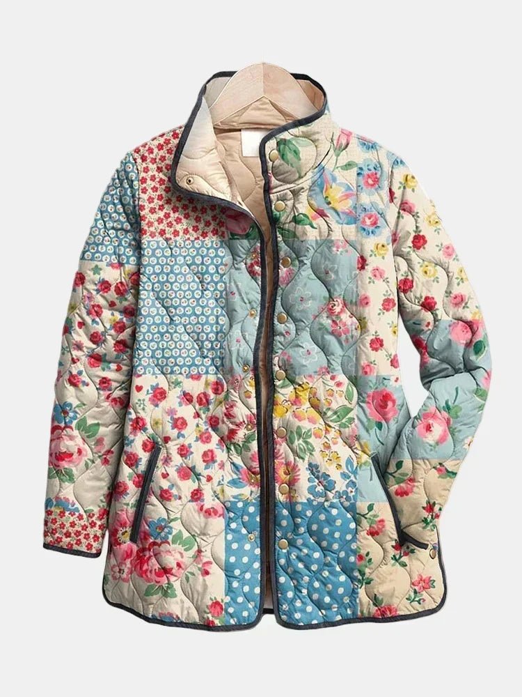 Zarae | Charming Floral Quilted Jacket for Women - Rosalie and Grace