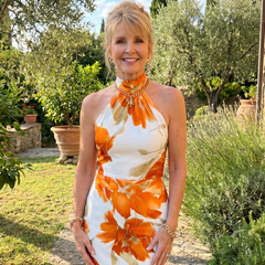 Zinnara™ | Halter Neck Floral Print Midi Dress - Rosalie and Grace