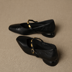 Zyra Leather Flats - Rosalie and Grace